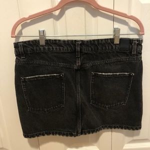 Zara Authentic Denim by TRF Mini Jean Skirt